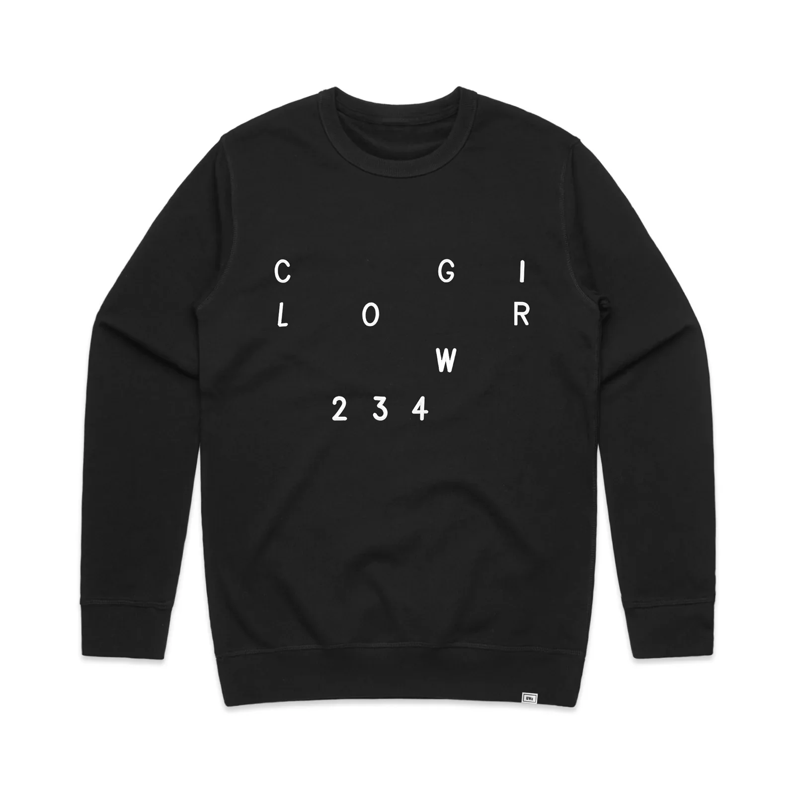 Cowgirl Crew Neck in Black