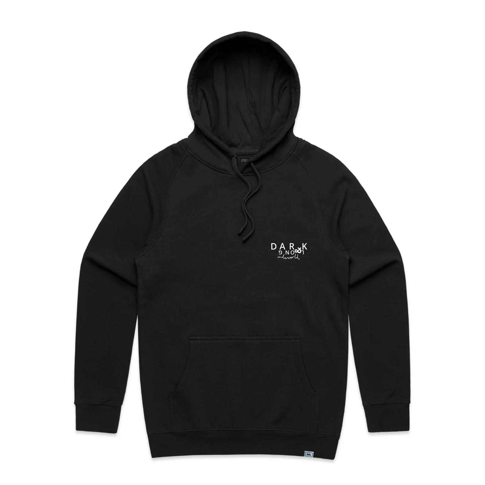 Dark & Long (Dark Train) Hoodie in Black