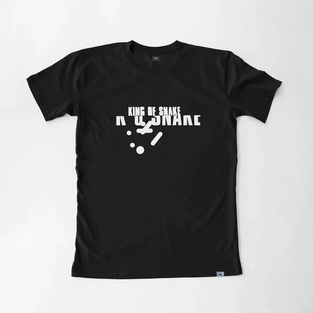 King Of Snake T-Shirt in Black