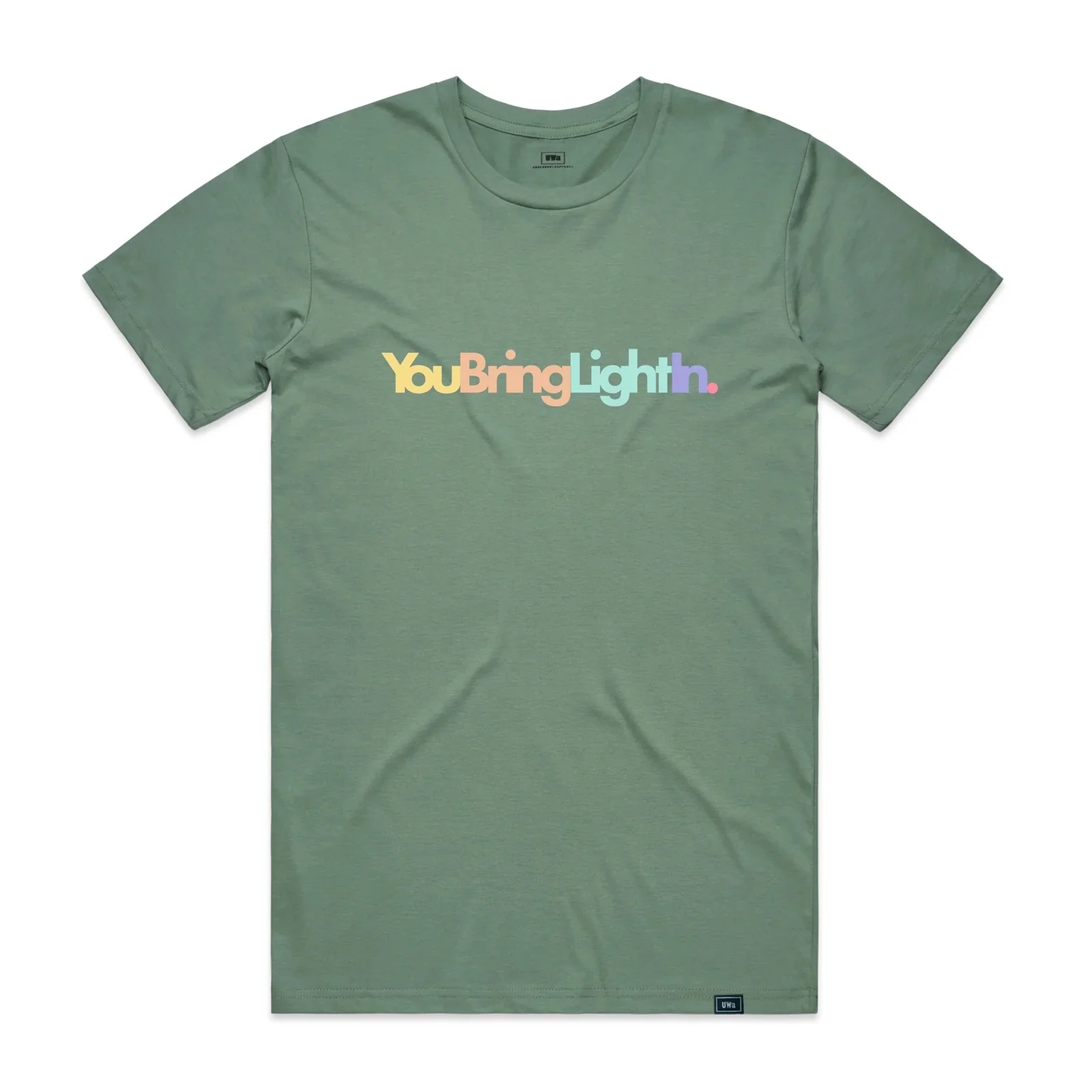 You Bring Light In T-Shirt in Green